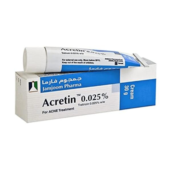 ACRETIN 0.025% CREAM 30G