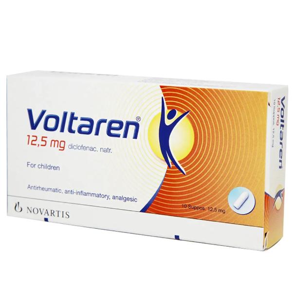 VOLTAREN 12.5 MG 10 SUPP
