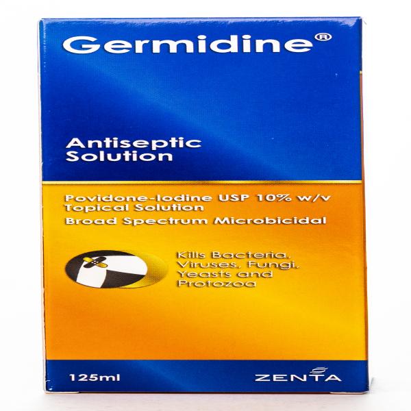 GERMIDINE ANTISEPTIC SOLUTION 125 ML