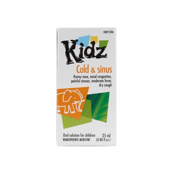 KIDZ COLD&SINUS ORAL SOLUTION 25 ML