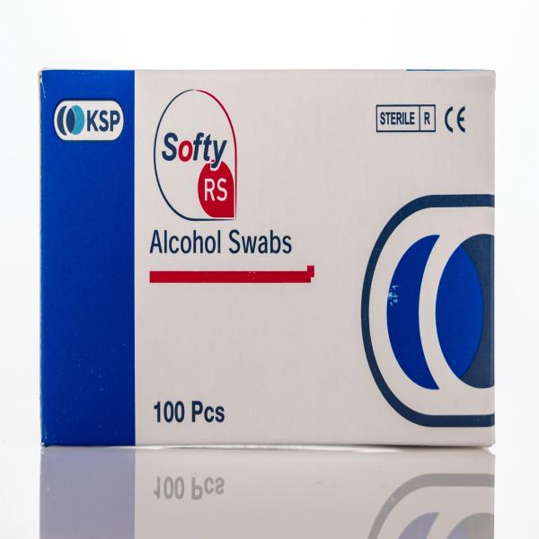 KSP ALCOHOL SWABS 100 PCS