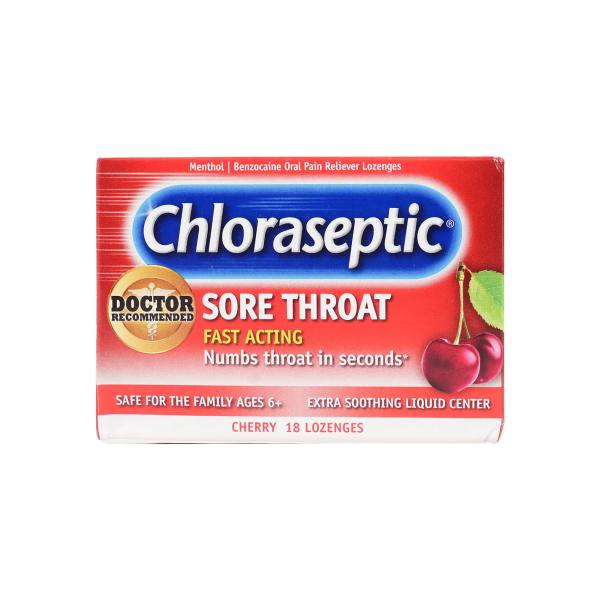 CHLORASEPTIC CHERRY 18 LOZ