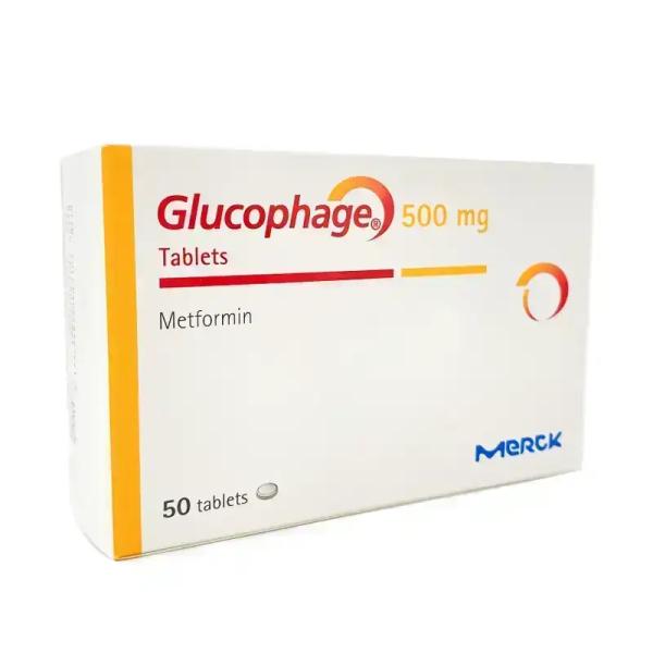 GLUCOPHAGE 500 MG 50'S TABLETS