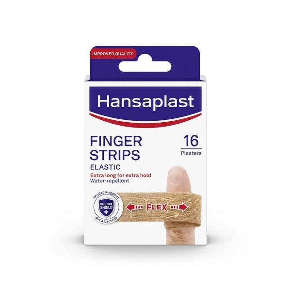 HANSAPLAST ELASTIC FINGER STR EX LONG 16 S