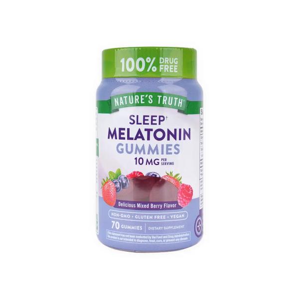 NATURES TRUTH MELATONIN 10 MG 70 GUMMIES