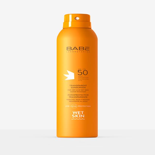 BABE LAB TANSPARENT SUNSCREEN WET SKIN SPF 50 SPRAY 200 ML