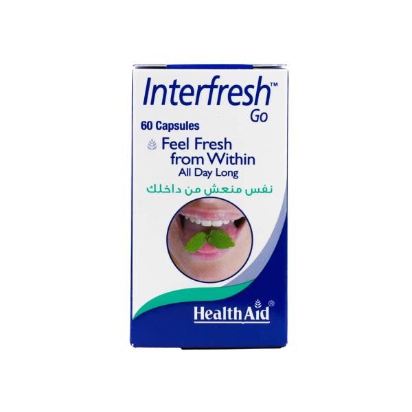 HEALTH AID INTERFRESH GO CAPS 60'S