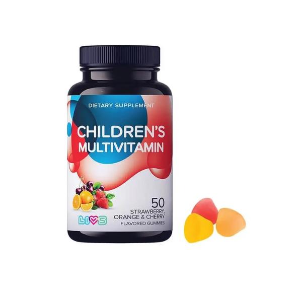 LIVS CHILDREN MULTIVITAMIN STRWABERRY 50 GUMMIES