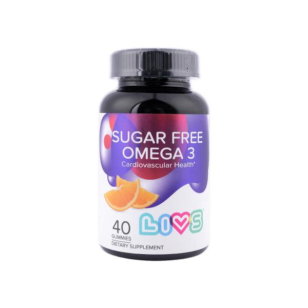 LIVS OMEGA 3 SUGAR FREE 60  GUMMIES