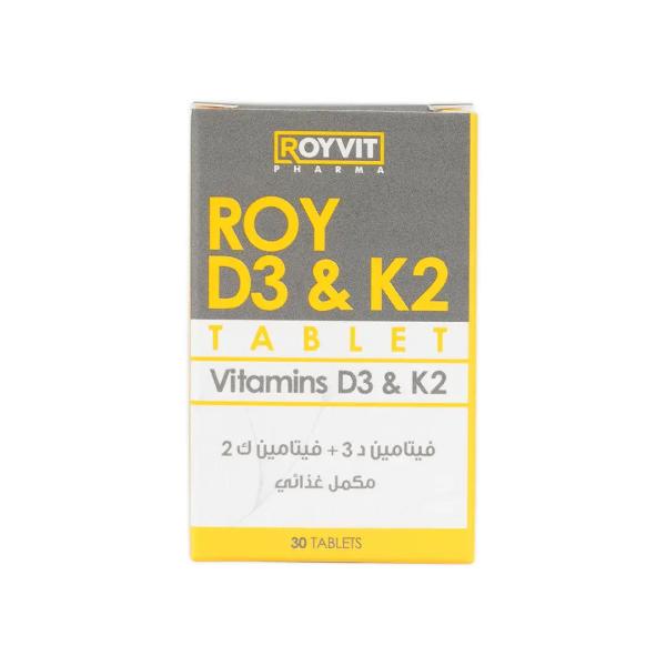 ROYVIT ROY D3 & K2 30 TABLETS