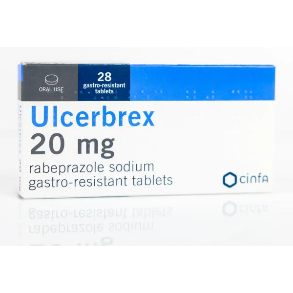 ULCERBREX 20 MG 28 TAB