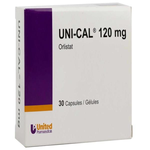 UNI-CAL (ORLISTAT) 120MG 30 CAP'S