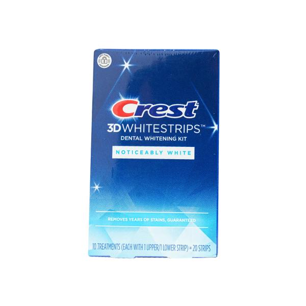 CREST 3D WHITESTRIPS NOTICEABLY WHITE 20 STRIPS