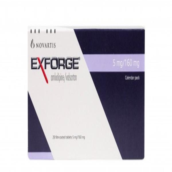 EXFORGE 5 MG / 160 MG  28 TABS