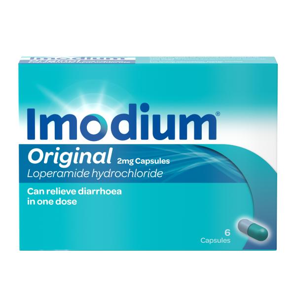 IMODIUM 2 MG 6 CAPSULES