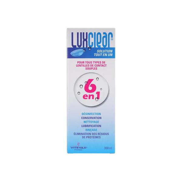 LUX CLEAR CONTACT LENSES SOLUTION 360ML
