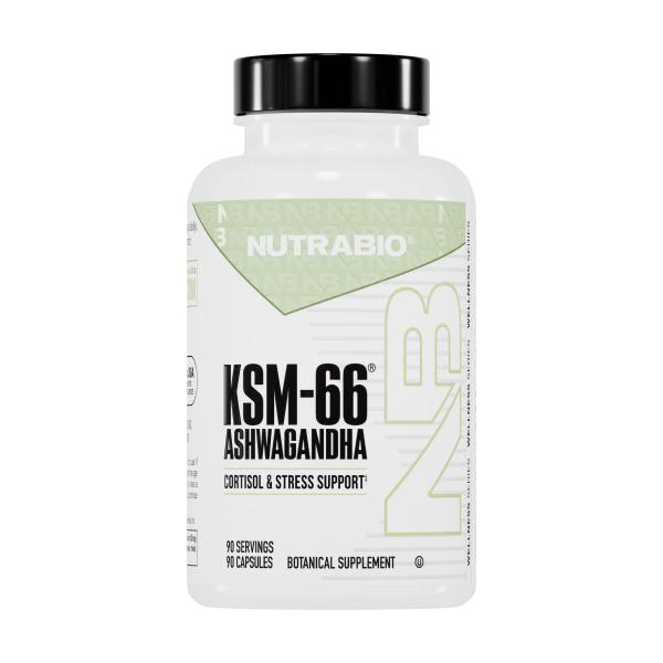 NUTRABIO ASHWAGANDHA KSM-66 600MG 90CAP