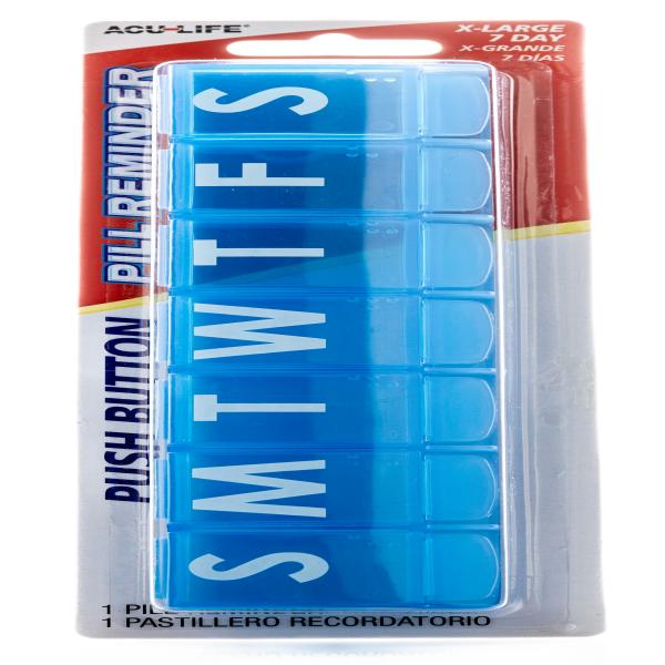ACU-LIFE 7 DAY PUSH BUTTON PILL REMINDER (400898 )