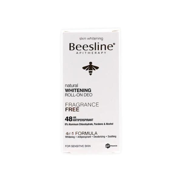 BEESLINE DEO ROLL ON WHITENING FRAGRANCE FREE 4 IN 1 FORMULA 50 ML