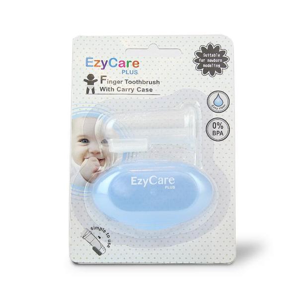 EZYCARE FINGER TOOTHBRUSH WITH CARRY CASE 14358