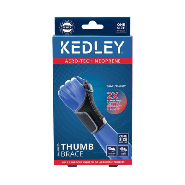 KEDLEY AERO- TECH NEOPRENE THUMB BRACE  (ONE SIZE )