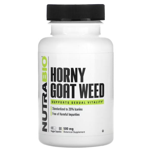 NUTRABIO HORNY GOAT WEED 500 MG 90 CAPS