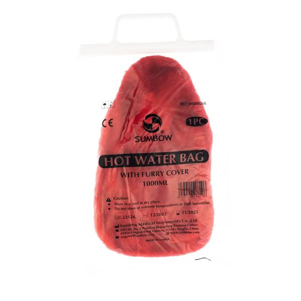 SUMBOW HOT WATER BAG WITH FURRY COVER 1000 ML