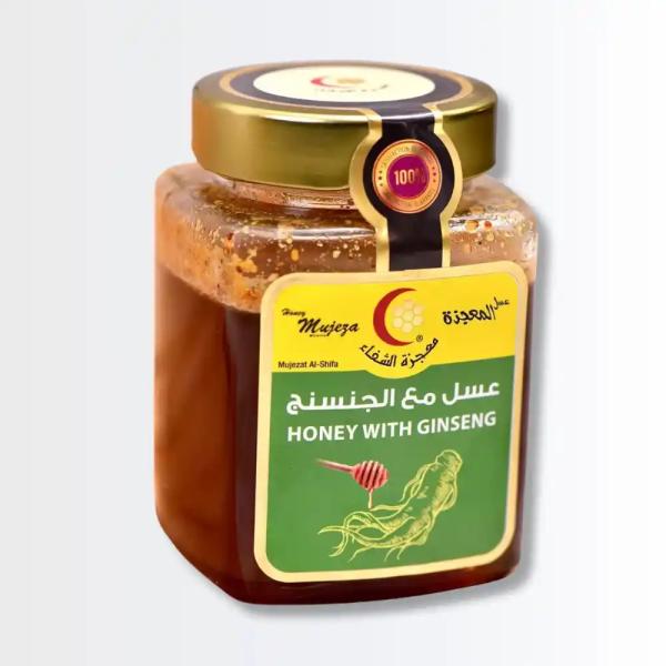 WHITE HONEY WITH GINSENG 0.5 KG