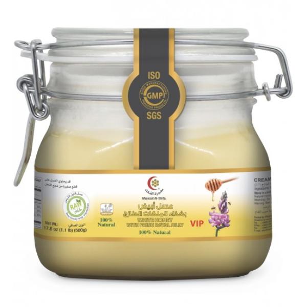 WHITE HONEY WITH ROYAL JELLY 500 G