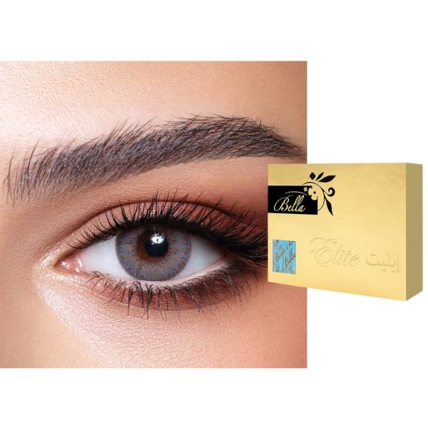 BELLA COLOR CONTACT LENSES  ELITE AMBER GRAY