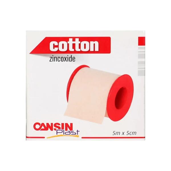 CANSINPLAST COTTON ZINCOXIDE (5X5)CM NO-129
