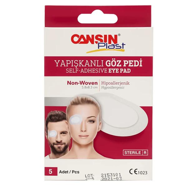 CANSINPLAST EYE PAD 5.8X8.3 CM 5'S (QATTAN)