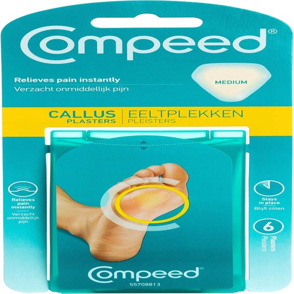 COMPEED CALLUS PLASTERS MEDIUM 6PCS