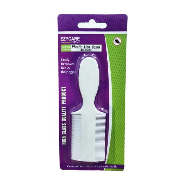 EZYCARE PLASTIC LICE COMB WITH HANDLE 17313