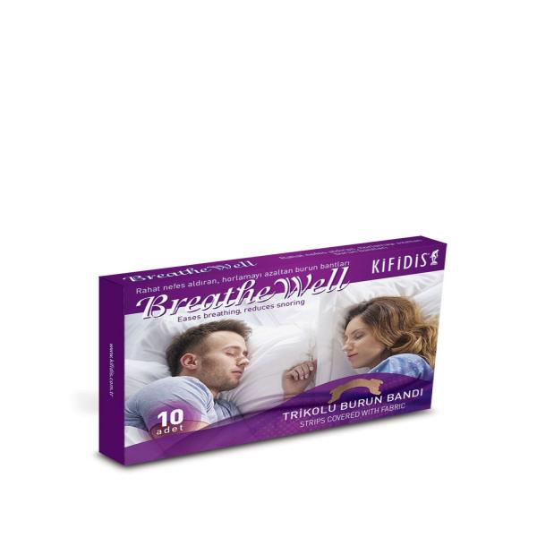 KIFIDIS BREATHEWELL NASAL STRIPS 10 PCS