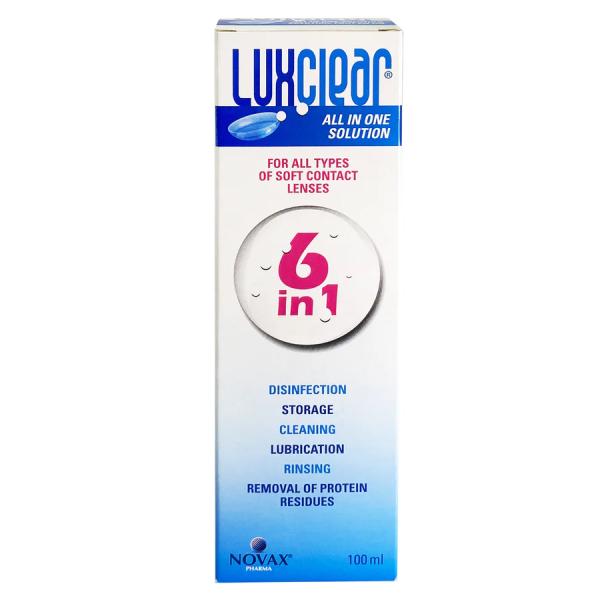 LUX CLEAR CONTACT LENSES SOLUTION 100ML