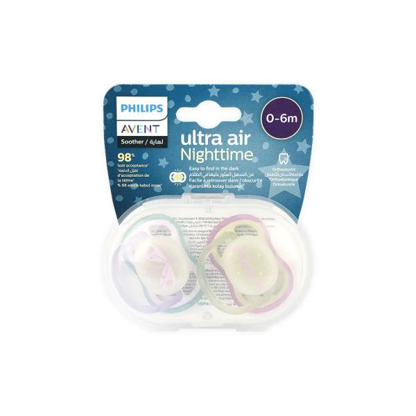 PHILIPS AVENT  ULTRA AIR NIGHT TIME  0-6 MONTHS 2 PCS