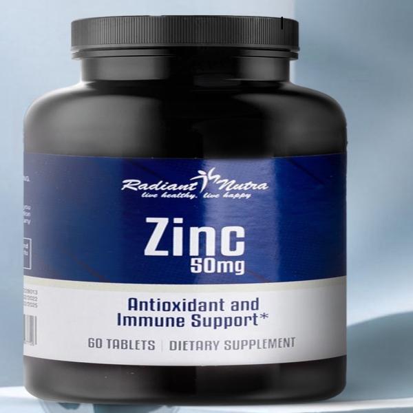 RADIANT NUTRA ZINC 50 MG