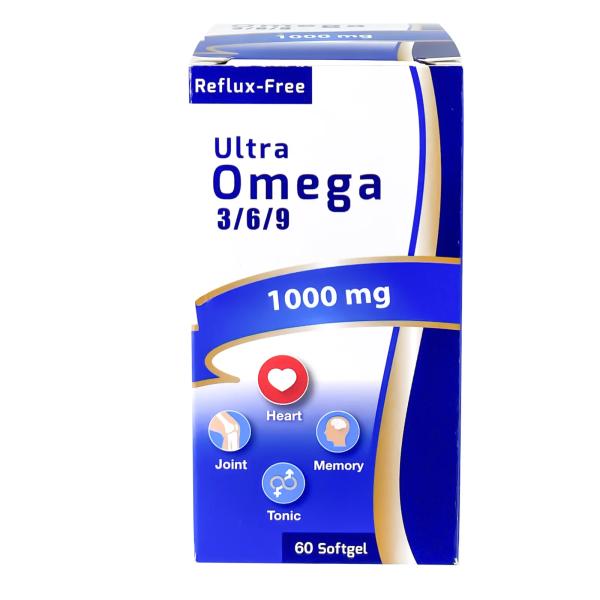 REFLUX-FREE ULTRA OMEGA 3/6/9 1000 MG 60 SOFTGEL