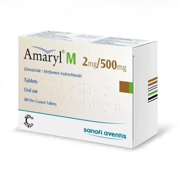 AMARYL M 2MG/500MG 30 TAB