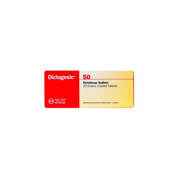 DICLOGESIC 50 MG 20 TABLETS