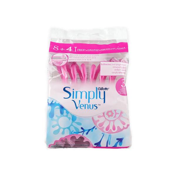 GILLETTE SIMPLY VENUS 8+4 (9286)