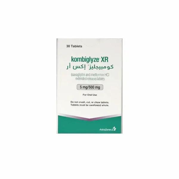 KOMBIGLYZE XR 5/500 MG 30 TABLETS