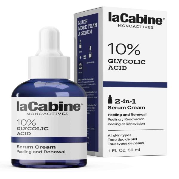 LACABINE MONOACTIVE 10% GLYCOLIC ACID SERUM CREAM 30 ML
