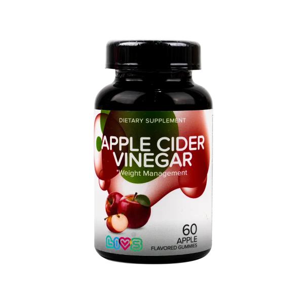 LIVS APPLE CIDER VINEGAR 60 GUMMIES