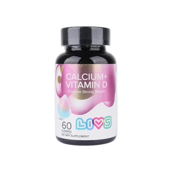 LIVS CALCIUM+ VITAMIN D 60 GUMMIES