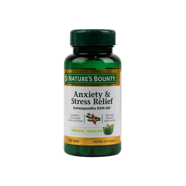 NATURES BOUNTY ANXIETY & STRESS RELIEF 50 TABLETS
