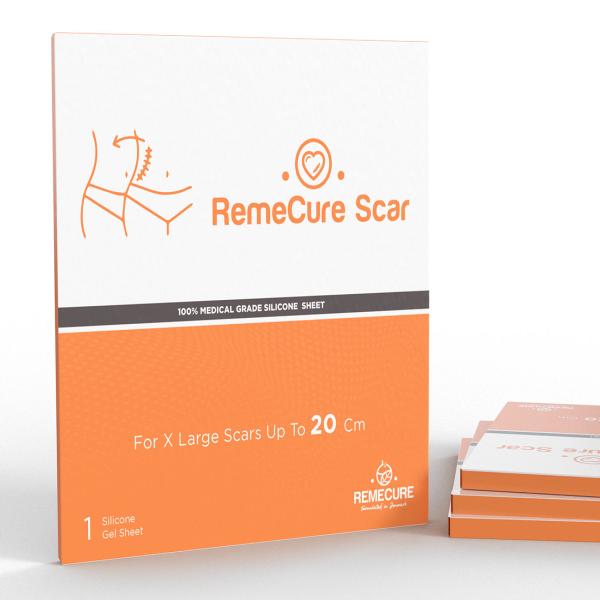 REMECURE SCAR FOR X LARGE SCAR SILICON SHEETS