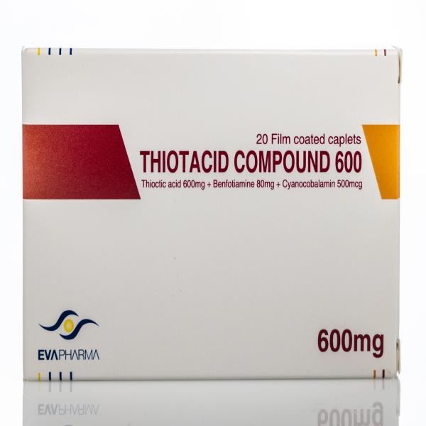 THIOTACID COMPOUND 600mg 20 TAB