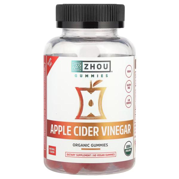 ZHOU APPLE CIDER VINEGAR 60 GUM